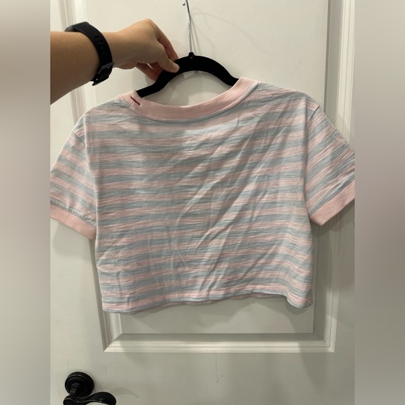 Guess originals X ASAP Rocky crop top in cotton candy - Picture 4 of 4